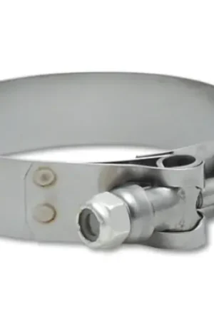 Special Discount Vibrant Stainless Steel T-Bolt Clamps - Clamp Range 2.63in-2.87in (2 Pack)