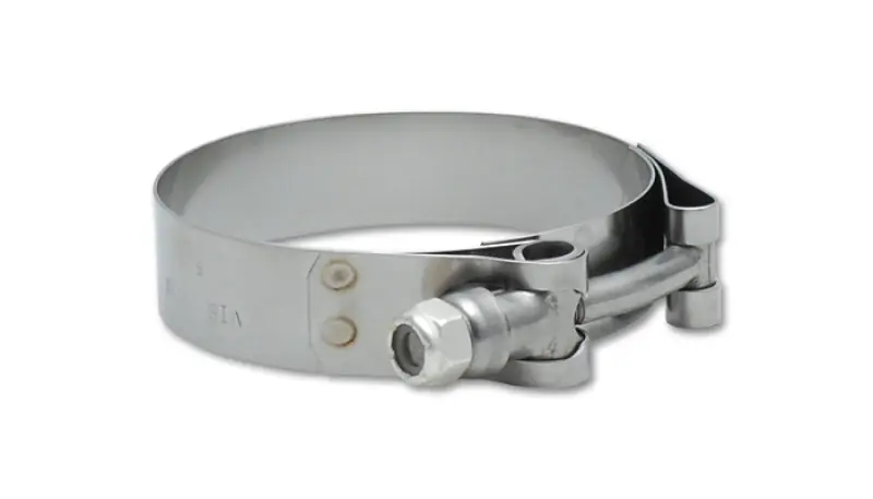 Special Discount Vibrant Stainless Steel T-Bolt Clamps - Clamp Range 2.63in-2.87in (2 Pack)
