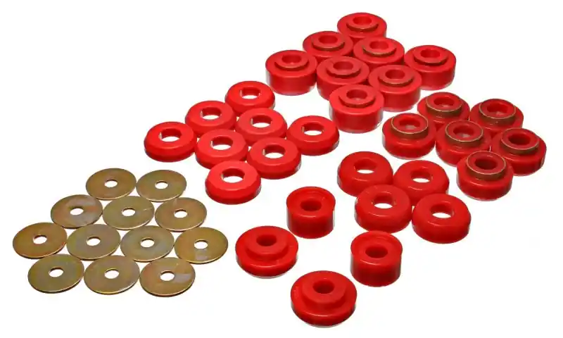 Energy Suspension Chevrolet 4 door Red Body Mounts (Recommended for Police/Taxi/Race) Don’t Miss Out