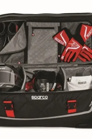 Worldwide Shipping Sparco Tour Bag Martini-Racing Black/Red