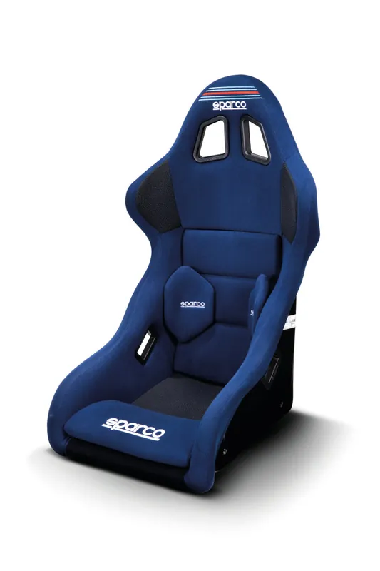Clearance Sparco Seat Pro 2000 QRT Martini-Racing Navy