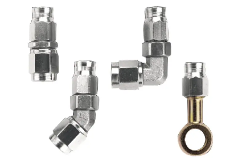 Fragola -10AN Race-Rite Crimp-On Hose End Straight Hassle-Free Returns