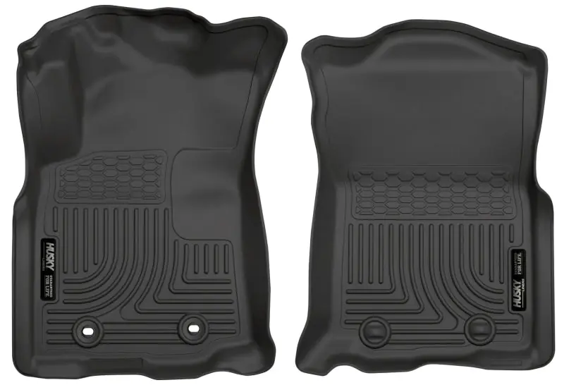 Husky Liners 2016 Toyota Tacoma w/ Manual Trans WeatherBeater Front Black Floor Liners Holiday Sale
