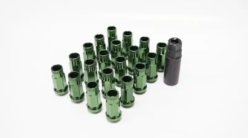 Wheel Mate 12x1.50 48mm Muteki SR48 Dark Green Open End Lug Nuts Best Price