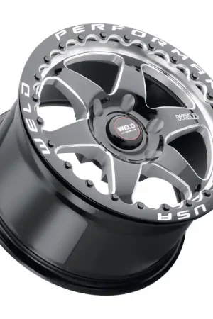 Bargain Weld S909 17x10 Ventura 6 Beadlock 6x139.7 ET25 BS6.50 Gloss BLK MIL DIA 106.1