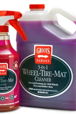 Griots Garage 3 In 1 Wheel Tire Mat Cleaner- 25 Ounces Limited Edition