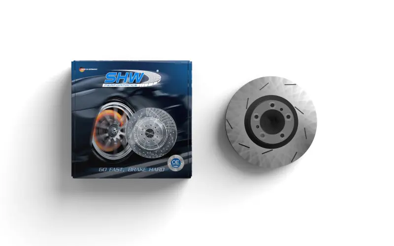 Exclusive Offer SHW 13-16 Porsche Panamera GTS 4.8L w/o Ceramics Left Rear Slotted Monobloc Brake Rotor (298615601B)