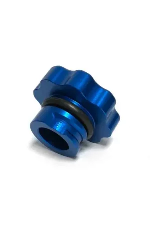Fleece Performance 01-16 GM 2500/3500 Duramax Billet Oil Cap Cover - Blue Last Chance