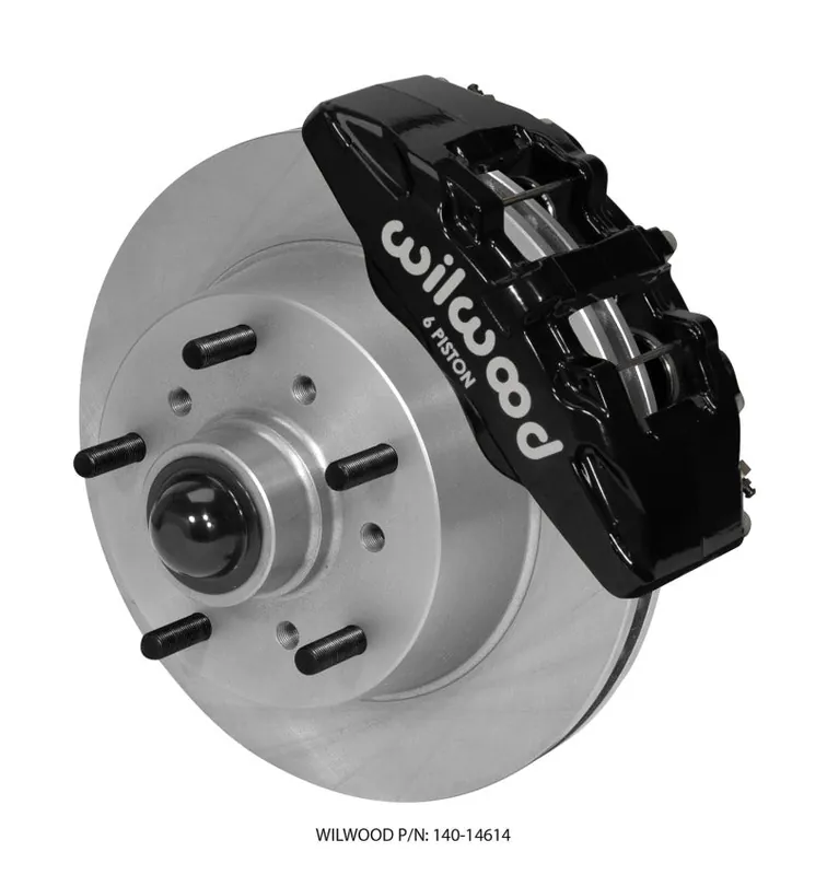 Wilwood Dynapro 6 Front Kit 11.75 Rotor Black 68-72 Ford F100 Popular