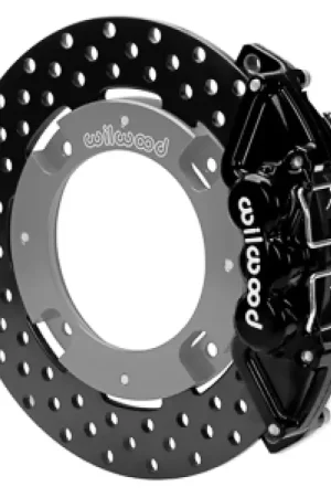 Luxury Wilwood 17-21 Can-Am X3RS Black 6-Piston Rear Kit 11.25in - Drilled Rotors