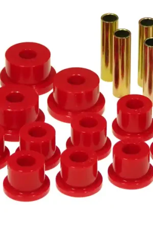 Secure Checkout Prothane Suzuki Samurai Spring & Shackle Bushings (Aftermarket Shackles) - Red