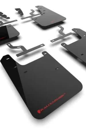Mega Sale Rally Armor 22-25 Toyota Tundra Black UR Mud Flap w/Red Logo