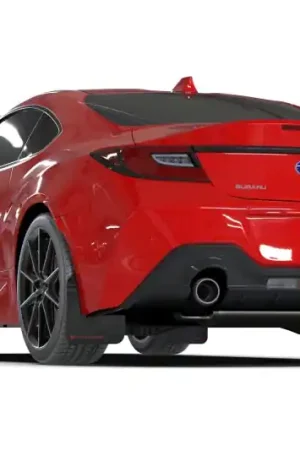 Certified Rally Armor 22-25 Subaru BRZ / Toyota GR86 Black UR Mud Flap w/Red Logo