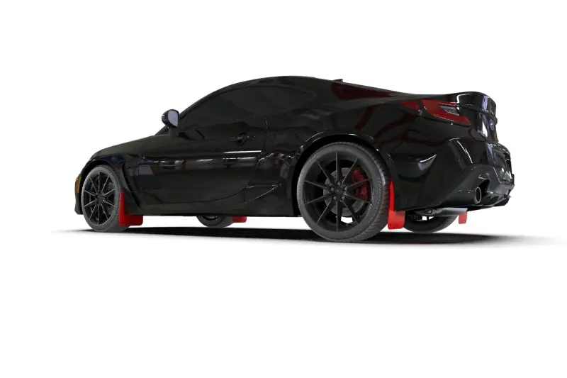 Rally Armor 22-25 Subaru BRZ / Toyota GR86 Red UR Mud Flap w/Black Logo Sale