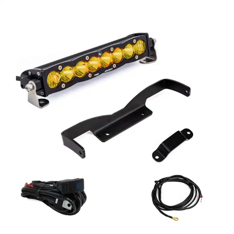 Baja Designs Can-Am Maverick R Amber 10in S8 Shock Tower Kit Brand New