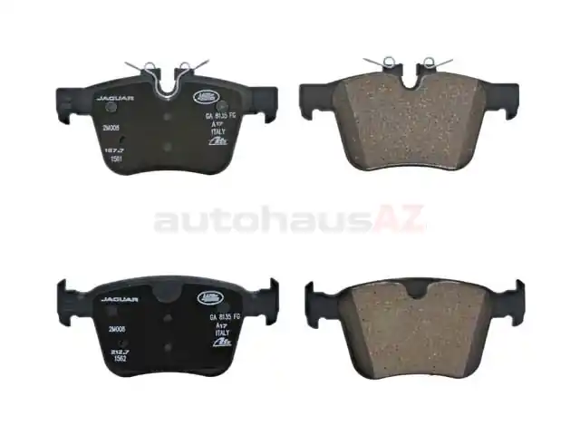 Genuine Land Rover LR090707 Brake Pad Set; Rear - Land Rover Genuine