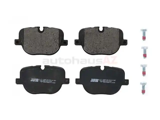 Warranty Included Jurid LR025739, 573342J Brake Pad Set; Rear - Land Rover