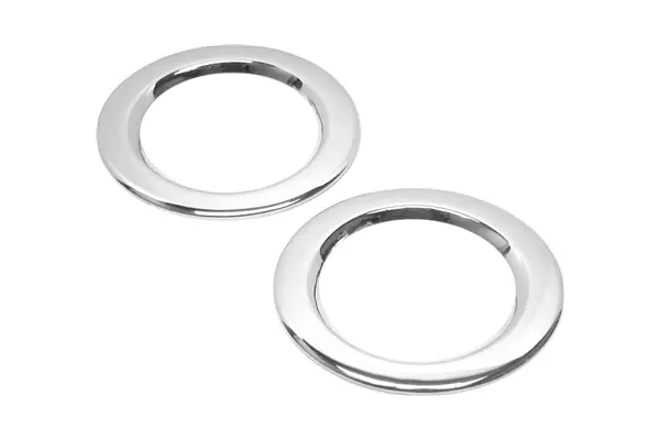 URO Parts FLR-LR2 Fog Light Trim Set; Chrome, 2pc - Land Rover Price Cut