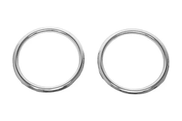 Reduced Price URO Parts SMR-RR03 Side Market Light Bezel; Chrome, 2pc Set - Land Rover