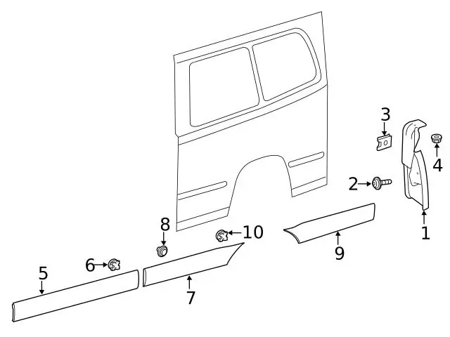 Big Sale Genuine Mercedes 90788915009051 Mud Flap; Rear Right - Mercedes
