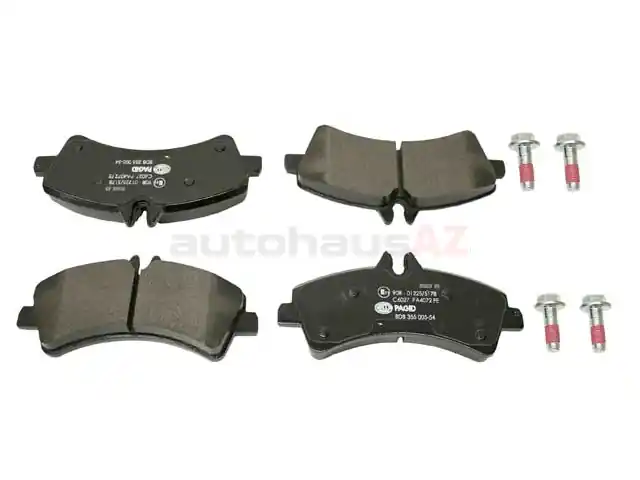 Top Rated Hella Pagid 0064204520, 355005541 Brake Pad Set; Rear - Mercedes