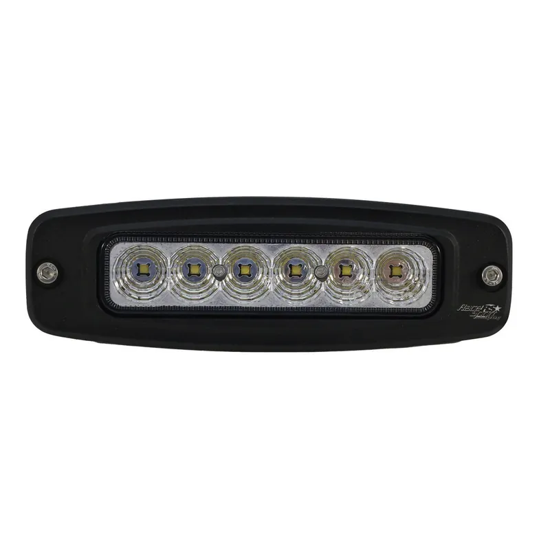 New Release 7.5 inch Oval Flush Mount Mini LED Flood Beam Auxiliary Light 10-30VDC