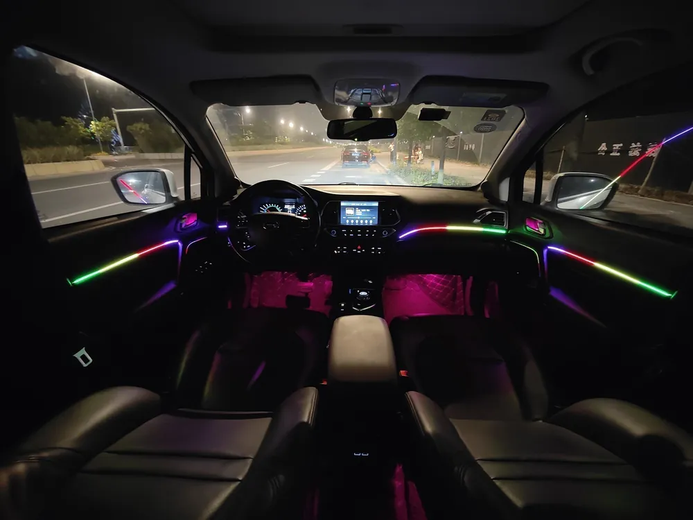 Shop Now LED Interior Ambient 18-Piece RGBW Multicolor Ultra-Flow Series ColorSmart Vehicle Complete Kit