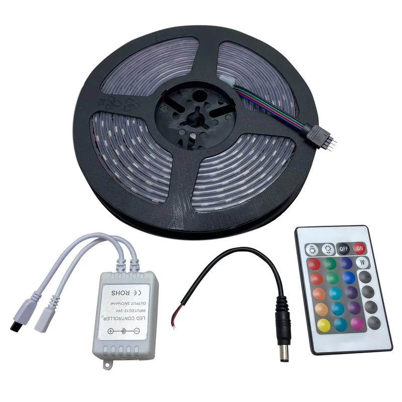 Save Now RGB Multi-Color 24ft Flexible Strip Light w/ Clear Waterproof Sleeve IP67
