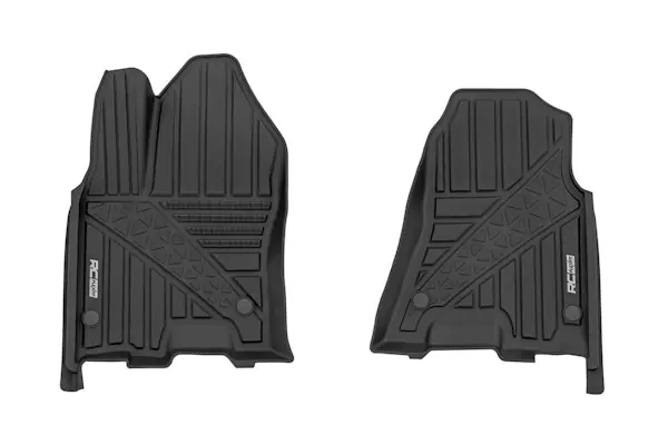 Rough Country FF-3143 Flex-Fit Floor Mats Best Choice