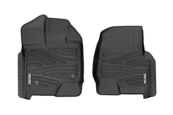 Hot Deal Rough Country FF-5151 Flex-Fit Floor Mats