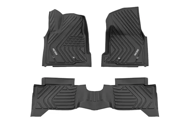 Rough Country FF-71224 Flex Fit Floor Mats Direct From Manufacturer