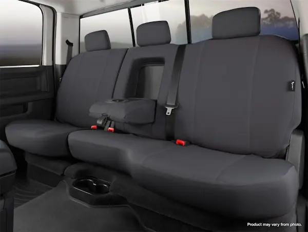 Fia DT72-80 BLACK Dura-Tech Pro Rear Split Seat Cover Holiday Sale