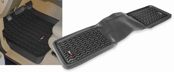 Rugged Ridge 82989.20 Floor Liners; Kit; Black; 04-08 Ford F-150 Regular/Ext Cab/SuperCrew Discount