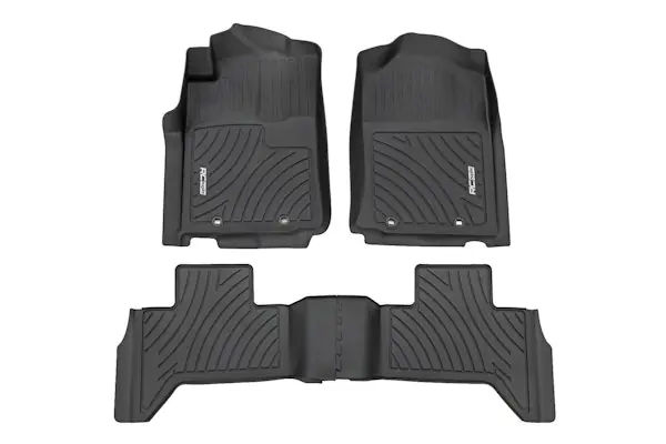 Rough Country FF-71213 Flex-Fit Floor Mats - Front and Rear New Arrival