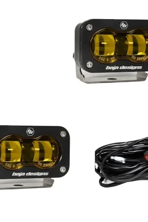 Baja Designs 237811 S2 SAE LED Auxiliary Light Pod Pair Reduced Price