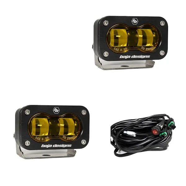 Baja Designs 237811 S2 SAE LED Auxiliary Light Pod Pair Reduced Price