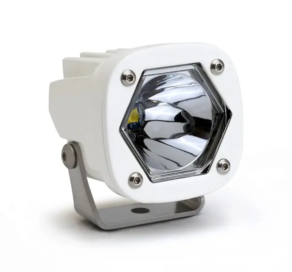 Limited Offer Baja Designs 380001WT S1 White LED Auxiliary Light Pod
