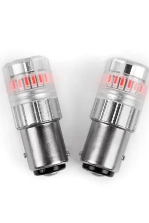 Bulk Order ARC Lighting 3117R Eco series 1157 LED Light Bulbs Red (2 EA)