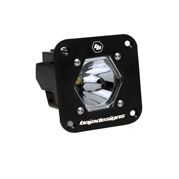 Baja Designs 381001 S1 Black Flush Mount Auxiliary Light Pod Trending