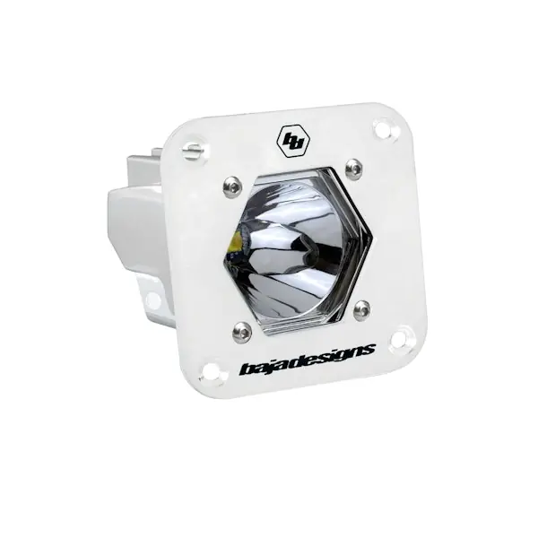 Crafted Baja Designs 381001WT S1 White Flush Mount Auxiliary Light Pod
