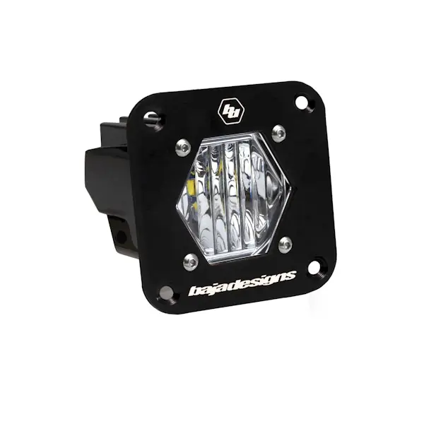 Baja Designs 381005 S1 Black Flush Mount Auxiliary Light Pod Viral