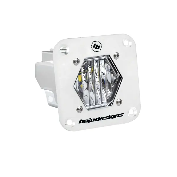 Money Back Guarantee Baja Designs 381005WT S1 White Flush Mount Auxiliary Light Pod