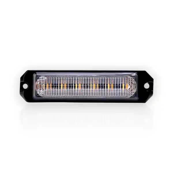ARC Lighting BB6110A Work Bar Strobe 4 Slim, 4" Ultra Slim Strobe Light, Amber (1EA) While Supplies Last