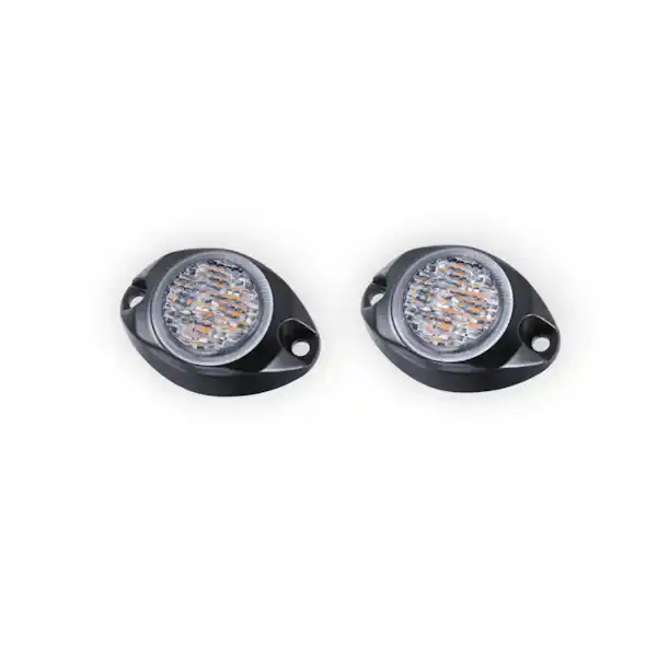 Time-Limited ARC Lighting BB6120A Work Pod Strobe 2, 2" Round Mini Surface Mount Strobe Light, SAE Class I, Amber