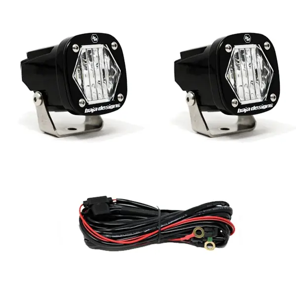 Baja Designs 387805 S1 Black LED Auxiliary Light Pod Pair Affordable