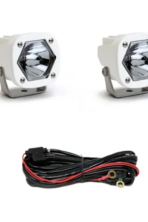 Warranty Included Baja Designs 387807WT S1 White Laser Auxiliary Light Pod Pair