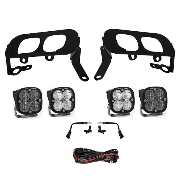 Express Delivery Baja Designs 447530 Squadron Sport/SAE Dual Fog Pocket Light Kit