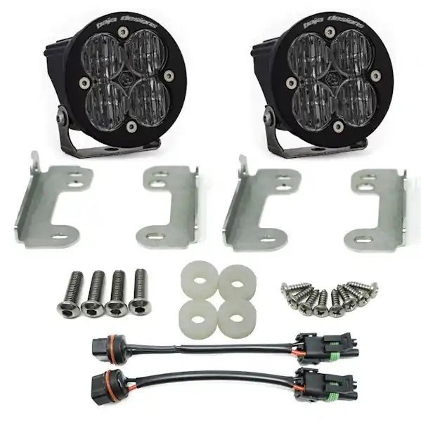 Baja Designs 447635 Squadron-R SAE Fog Pocket Light Kit Hassle-Free Returns