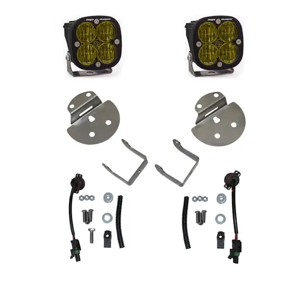 Free Shipping Baja Designs 447715 Squadron SAE Fog Pocket Light Kit