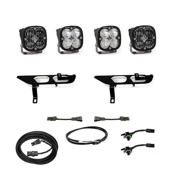 Money Back Guarantee Baja Designs 447697UP Squadron SAE/Sport Fog Pocket Light Kit